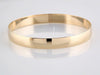 14K Yellow Gold 2 mm Half Round Bangle Bracelet - 7 1/2 Inch