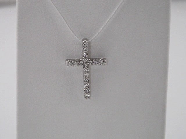 14K Gold Petite Cross Pendant